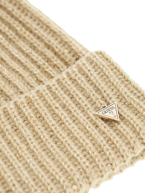 LUREX Mütze aus Wollmischung BEIGE - Mützen/Hüte