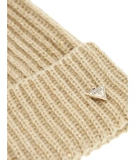 GUESS LUREX Mütze aus Wollmischung BEIGE - Mützen/Hüte - 3