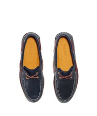 TIMBERLAND CLASSIC BOAT  Bootsschuhe aus Leder Blau - Herrenschuhe - 4