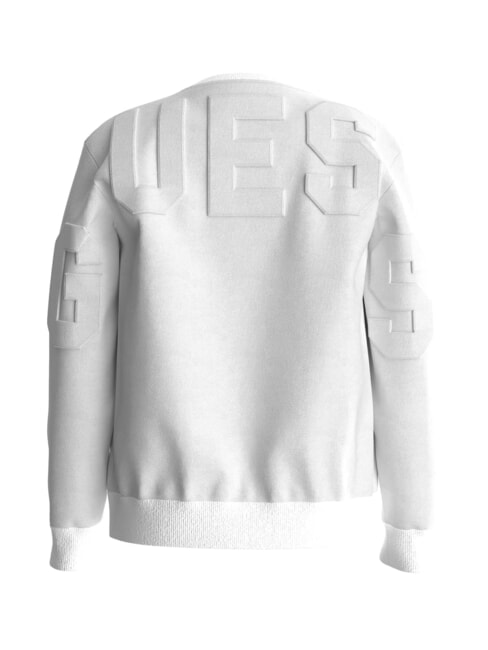 KIDS Oversize-Sweatshirt mit geprägtem Logo purweiß - Sweatshirts Kinder