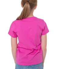 GUESS KIDS T-Shirt mit Dreieck-Logo-Print rosa Reise - Kinder-T-Shirt - 4