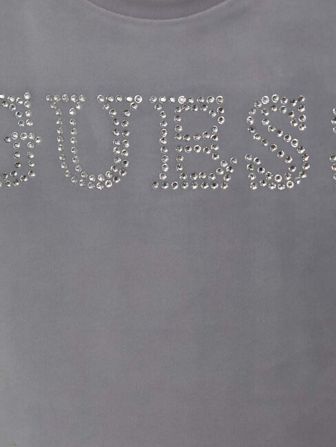 MINI ME Kurzes T-Shirt mit Strass-Logo lila Rauch - Kinder-T-Shirt