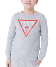 GUESS CORE KIDS Langärmliges Sweatshirt mit Logo-Print hellgrau meliert - Sweatshirts Kinder - 4