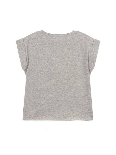 CORE KIDS Kurzes T-Shirt mit Print hellgrau meliert m - Kinder-T-Shirt