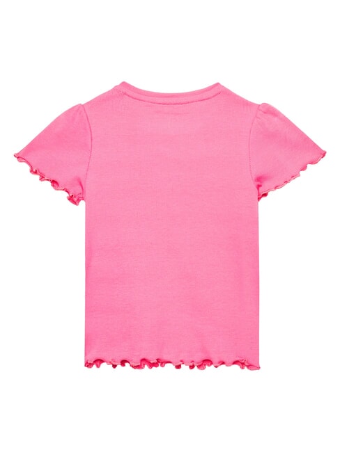 KIDS T-Shirt mit Kirschstickerei Karamellrose - Kinder-T-Shirt
