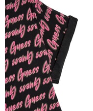 GUESS KIDS T-Shirt mit Allover-Logo-Print aop guess schwarz - Kinder-T-Shirt - 3