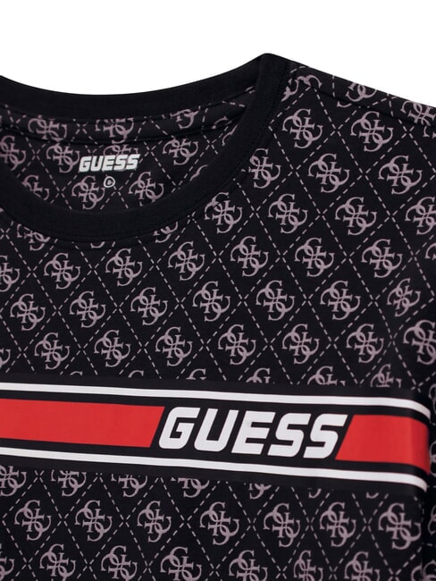 KIDS T-Shirt mit 4G-Allover-Logo 4g aop tiefschwarz - Kinder-T-Shirt