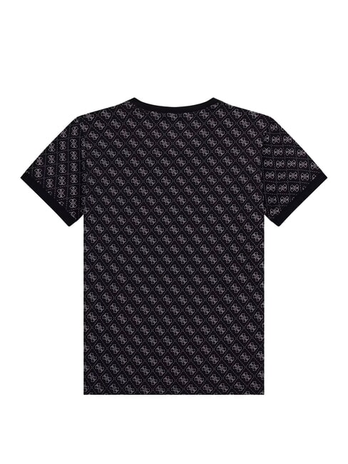 KIDS T-Shirt mit 4G-Allover-Logo 4g aop tiefschwarz - Kinder-T-Shirt