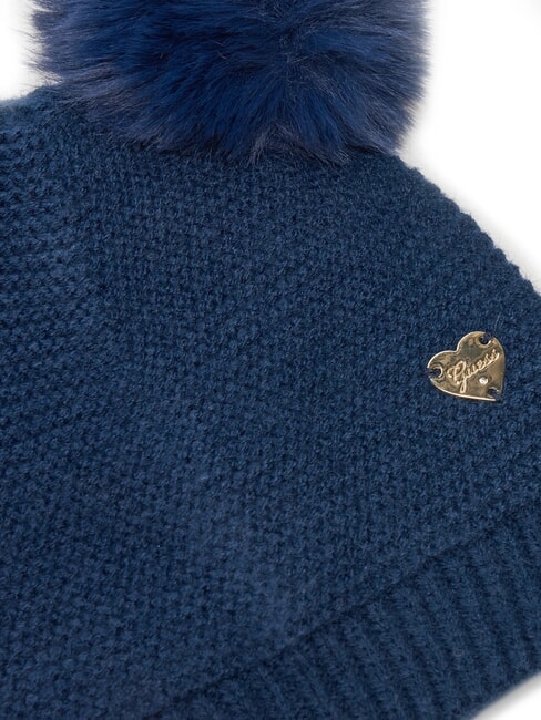 KIDS Mütze und Schal Set geheimes Blau - Kinderhüte