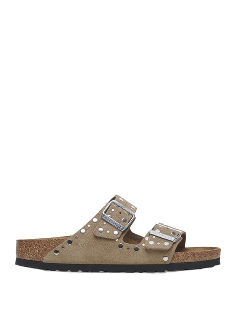 ARIZONA RIVET  Sandalen aus Leder Taupe - Damenschuhe