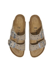 BIRKENSTOCK ARIZONA RIVET  Sandalen aus Leder Taupe - Damenschuhe - 3