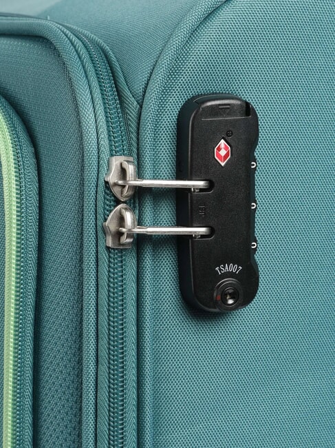 SEA SEEKER Mittelgroßer Trolley Bayou-Grün - Halbharte Trolleys