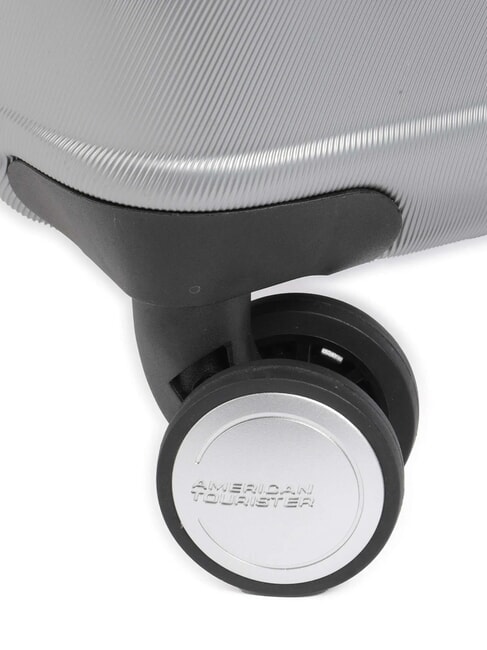 FLASHLINE Mittelgroßer erweiterbarer Trolley Himmelssilber - Harte Trolleys