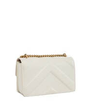 PINKO LOVE ONE MINI Gesteppte Tasche aus Nappaleder mit Chevron-Muster - Damentaschen