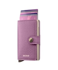 SECRID PEBBLE  Portemonnaie aus geh&auml;mmertem Leder Orchidee - Brieftaschen Damen - 3