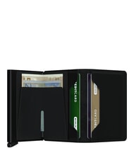 SECRID MATTE Schlanke Lederbrieftasche Schwarz - Brieftaschen Herren - 2