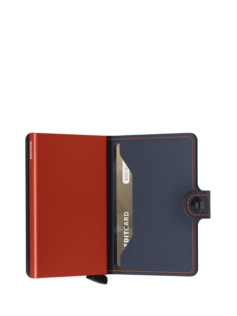 MATTE  Geldb&ouml;rse mit RFID-blockierendem Kartenhalter nachtblau & orange - Brieftaschen Herren