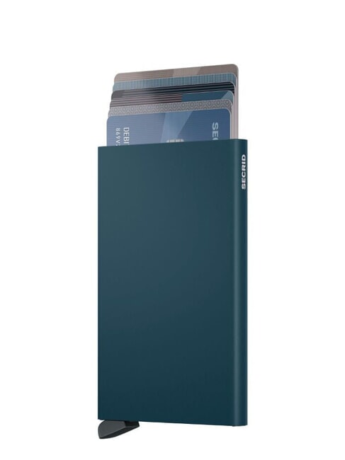 CARDPROTECTOR  RFID-blockierender Kartenhalter blaugr&uuml;n - Brieftaschen Herren