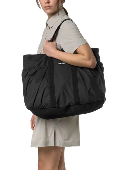 SAINT MALO Maxi-Strand-Shopper mit 3 Federmäppchen auch schwarz - Damentaschen