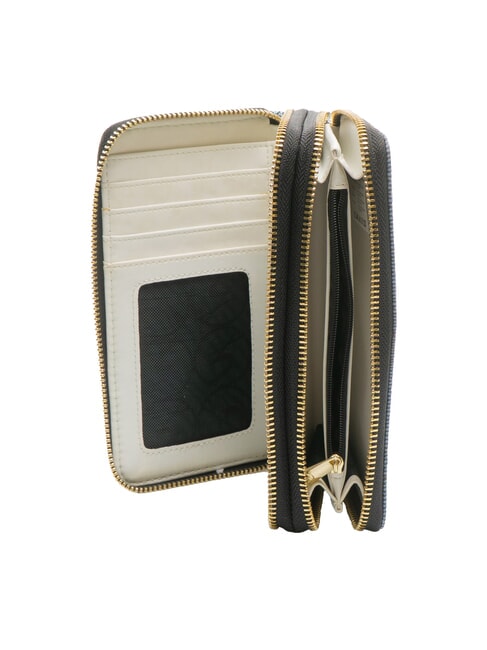 PLANETARIUM Große Geldbörse mit Doppelreißverschluss Mond/Weiß - Brieftaschen Damen