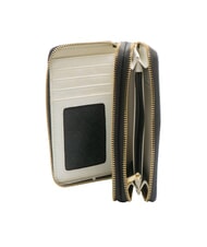 GATTINONI PLANETARIUM Große Geldbörse mit Doppelreißverschluss Mond/Weiß - Brieftaschen Damen - 2