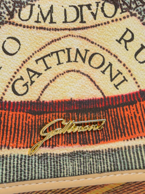 PLANETARIUM Wandelbare Tasche mit Überschlag klassisch/beige - Damentaschen