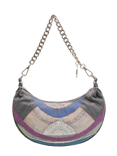 PLANETARIUM Halbmondförmige Hobo-Tasche mit Schultergurt nacht/schwarz - Damentaschen