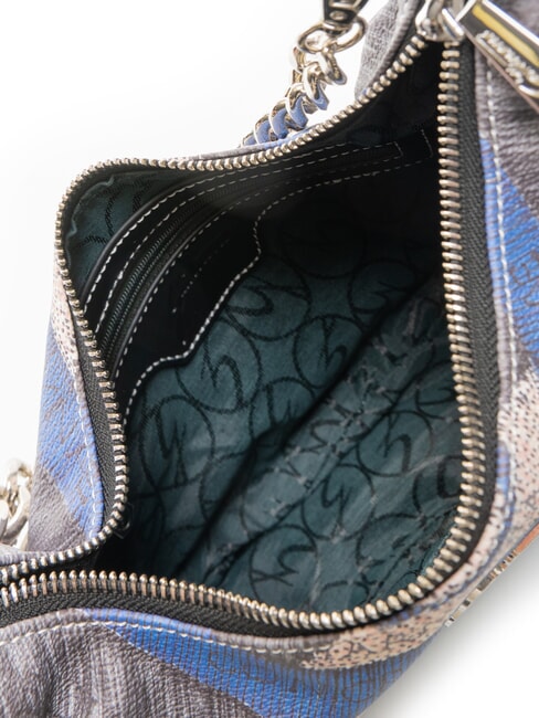 PLANETARIUM Halbmondförmige Hobo-Tasche mit Schultergurt nacht/schwarz - Damentaschen