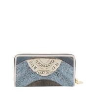 GATTINONI PLANETARIUM Großes Portemonnaie mit Rundum-Reißverschluss Mond/Weiß - Brieftaschen Damen - 3