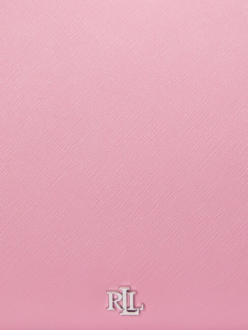 DANNI Umh&auml;ngetasche, mit Schultergurt, aus Leder lila Rosen46 - Damentaschen