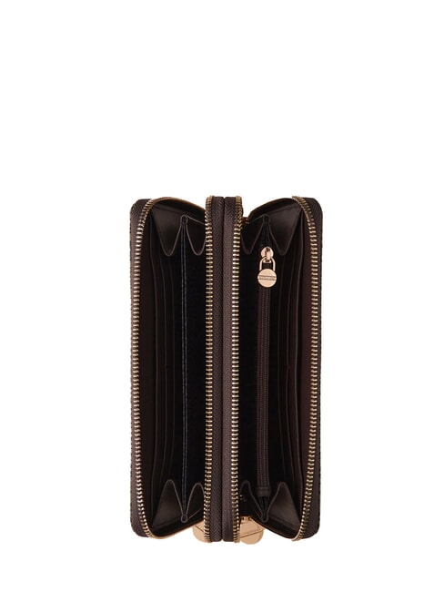 CLASSICA Geldb&ouml;rse mit Rundum-Rei&szlig;verschluss OP / NATUR / SCHWARZ - Brieftaschen Damen