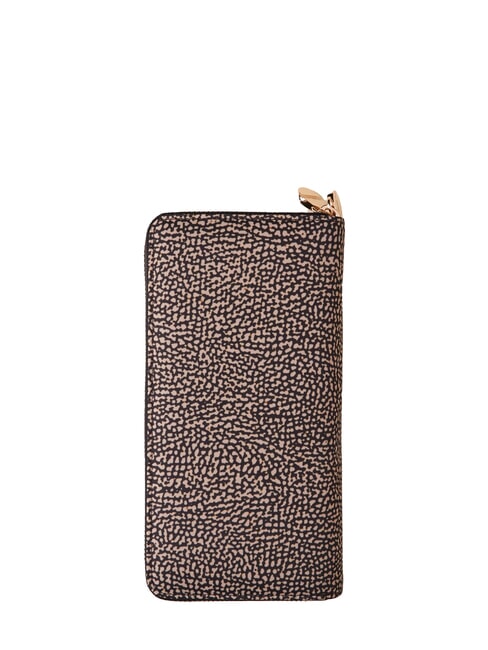 CLASSICA Geldb&ouml;rse mit Rundum-Rei&szlig;verschluss OP / NATUR / SCHWARZ - Brieftaschen Damen