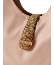 BORBONESE ECLIPSE Hobo Umhängetasche Sand/Natur op - Damentaschen - 4