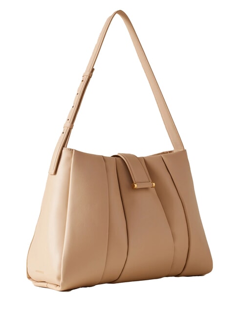 L ECLAIR  Umhängetasche, Leder Sand - Damentaschen