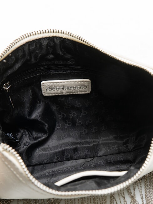 FRINGES Tasche mit Tragegriff und Schultergurt Weiß - Damentaschen