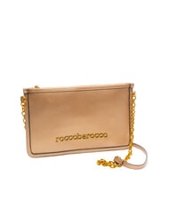 ROCCOBAROCCO SOPHIE Flache Tasche mit Metallic-Effekt - Damentaschen