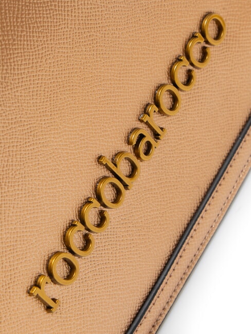 SOPHIE Flache Tasche mit Metallic-Effekt Bronze - Damentaschen