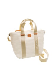 BRIC’S SORRENTO LUDOVICA Canvas Handtasche Einkaufstasche CREME - Damentaschen - 2