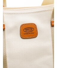 BRIC’S SORRENTO LUDOVICA Canvas Handtasche Einkaufstasche CREME - Damentaschen - 4