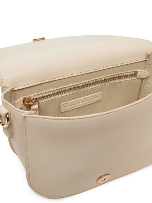 TH LOGOTAPE SADDLE Mini-Umhängetasche Zuckerrohr - Damentaschen