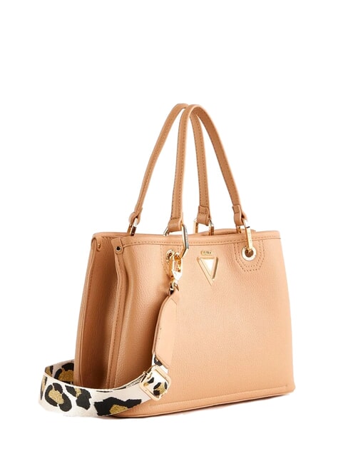BEA SUMMER S Kleine Tasche mit Schultergurt im Animalier-Look Sand - Damentaschen