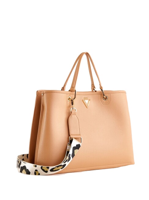 BEA SUMMER Handtasche mit Schultergurt im Animalier-Look Sand - Damentaschen