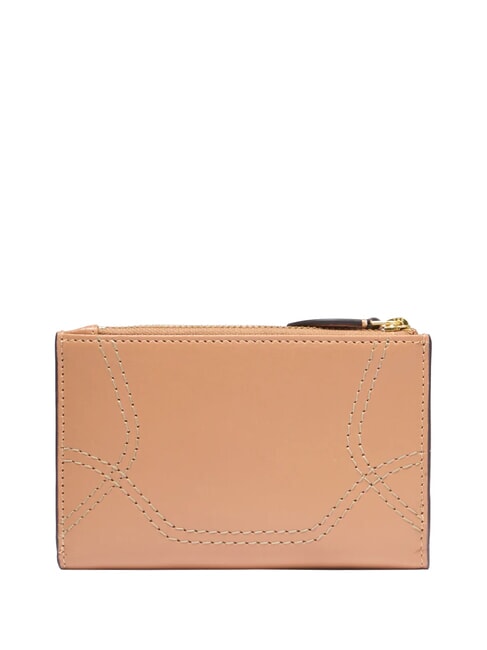 GIORGIA Geldbörse aus Leder Marzipan, Abk. Gold - Brieftaschen Damen