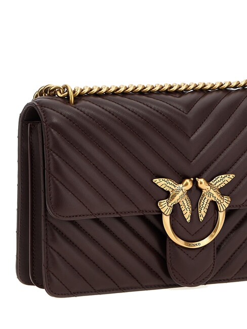 CLASSIC LOVE ONE Tasche aus Nappaleder Catawba-Trauben - Antikgold - Damentaschen