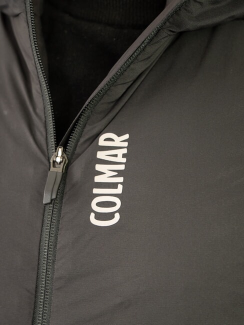 TEC Jacke mit durchgehendem Reißverschluss und Kapuze Schwarz - Herrenjacken