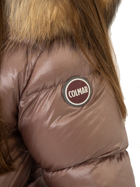 FRIENDLY Daunenjacke mit Fellkapuze Mittelalter - dunkler Stahl - Kinder Jacken