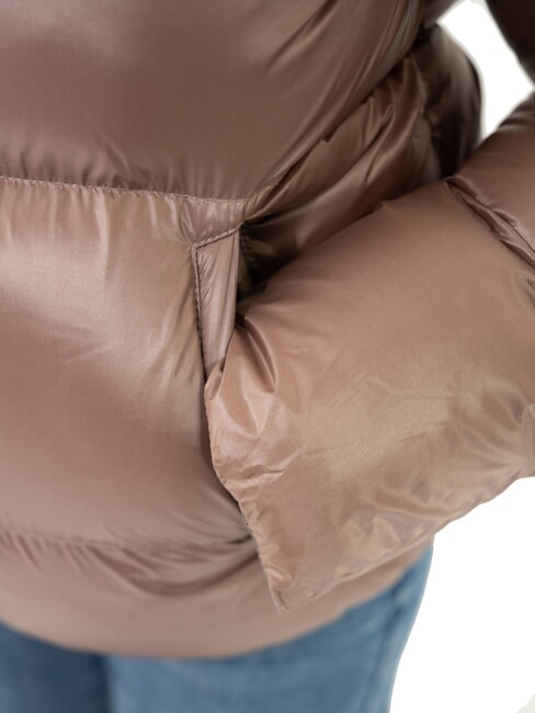 FRIENDLY Daunenjacke mit Fellkapuze Mittelalter - dunkler Stahl - Kinder Jacken