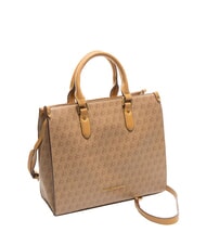 ROCCOBAROCCO MONOGRAM Logo Handtasche, mit Schultergurt natürlich - Damentaschen - 2