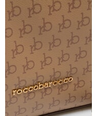 ROCCOBAROCCO MONOGRAM Logo Handtasche, mit Schultergurt natürlich - Damentaschen - 3