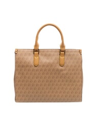 ROCCOBAROCCO MONOGRAM Logo Handtasche, mit Schultergurt natürlich - Damentaschen - 4